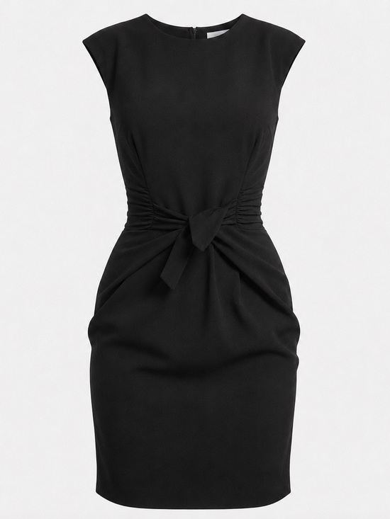 Moulinette Soeurs Dresses & Skirts - Moulinette Soeurs black Bow-Front Mini Dress